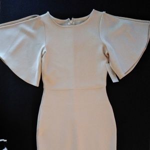 Round Neck Cutout Sleeve Bandage Dress